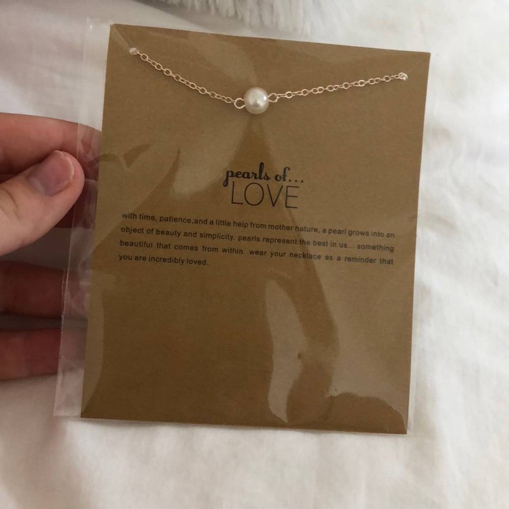 Beautiful pearl necklace